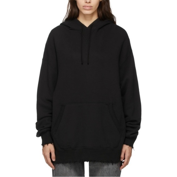 NWT R13 Black Vintage Hoodie - Sz M - Picture 1 of 9
